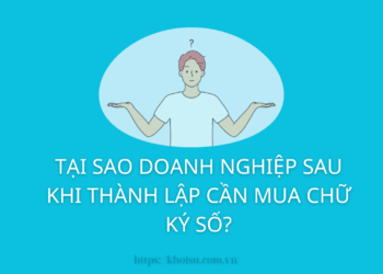 Tại Sao Doanh Nghiệp Sau Khi Thành Lập Cần Mua Chữ Ký Số?